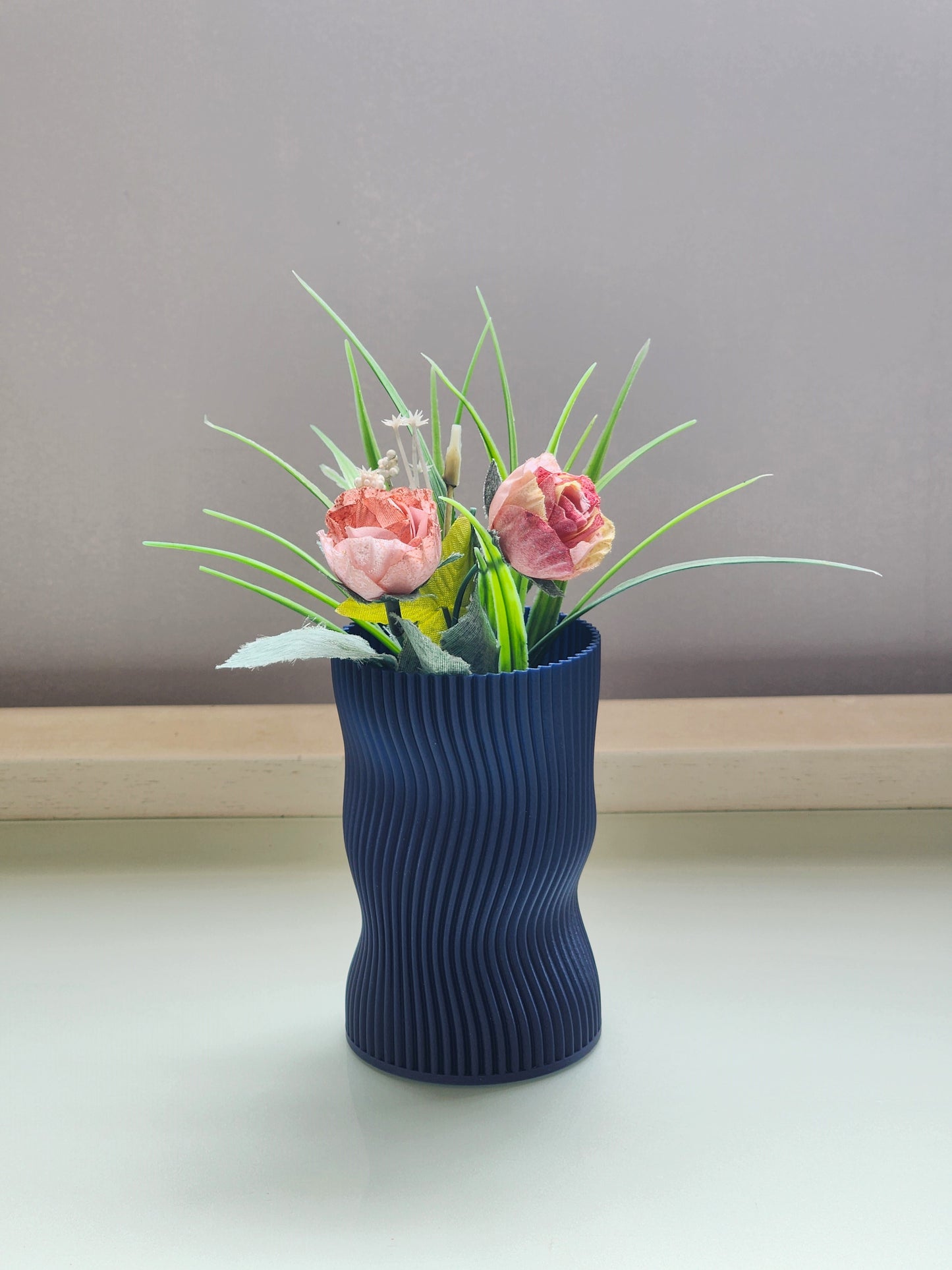 Mini Vaso Índico - Azul Marinho
