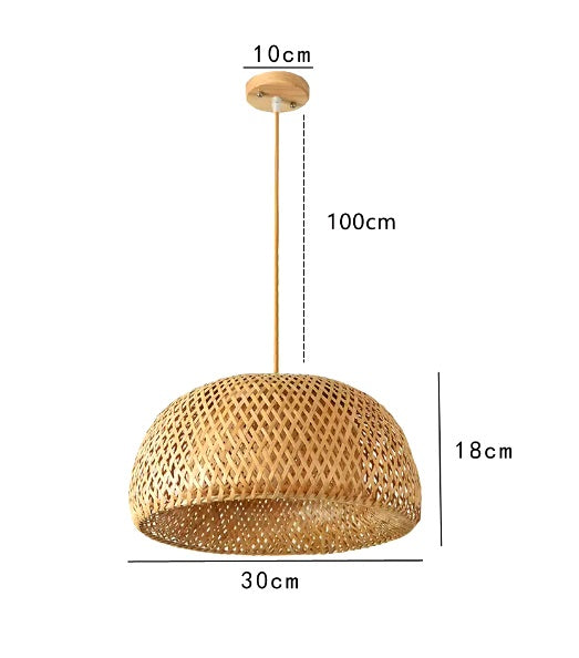 Pendente de Bambu Trançado