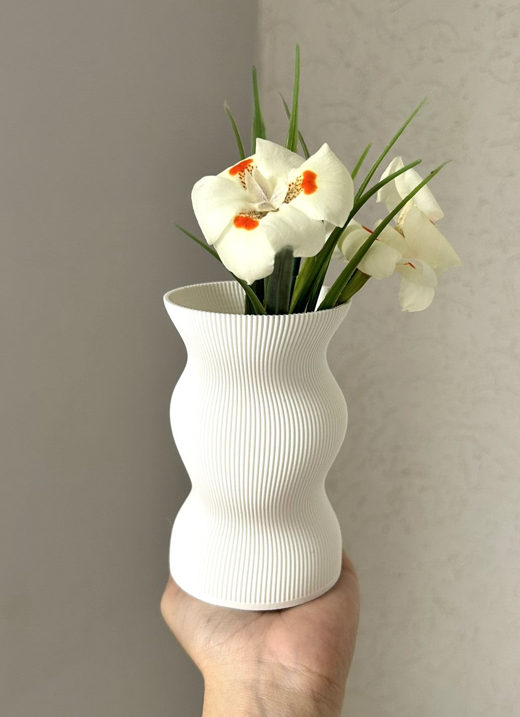 Kit - Trio Mini Vasos Branco
