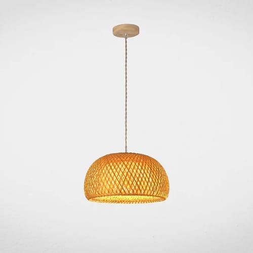 Pendente de Bambu Trançado