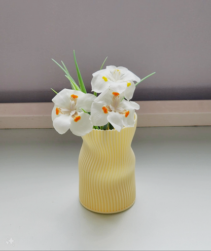 Mini Vaso Índico - Bege